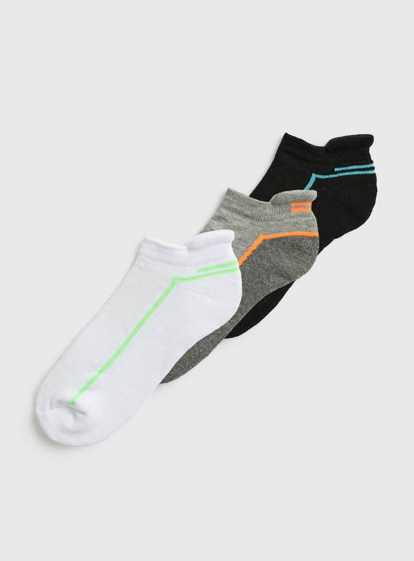 Active Mono Trainer Socks 3 Pack 9-12